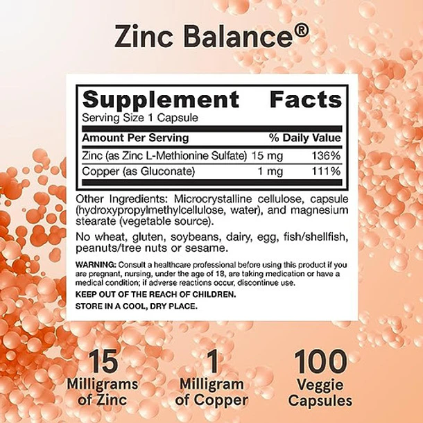 Jarrow Formulas - Zinc Balance100 Caps 5