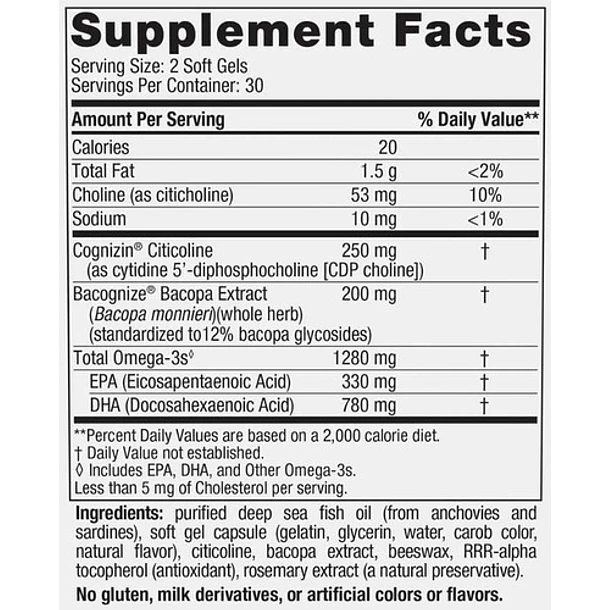 Nordic Naturals - Focus Support 60 Soft Gels 3