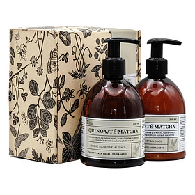 Del Alba - Champú Y Bálsamo Quinoa/té Matcha 300ml C/u