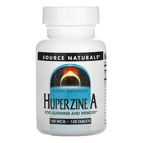 Source Naturals - Huperzina A, 100 Mcg, 120 Tabletas