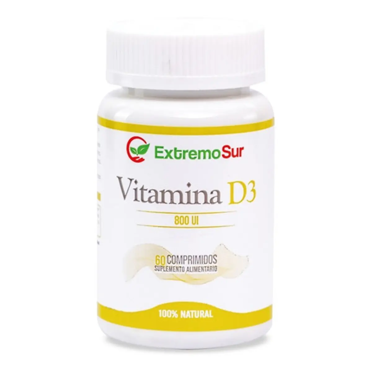 Vitamina D3 800ui, 60 Comprimidos Sabor Neutro