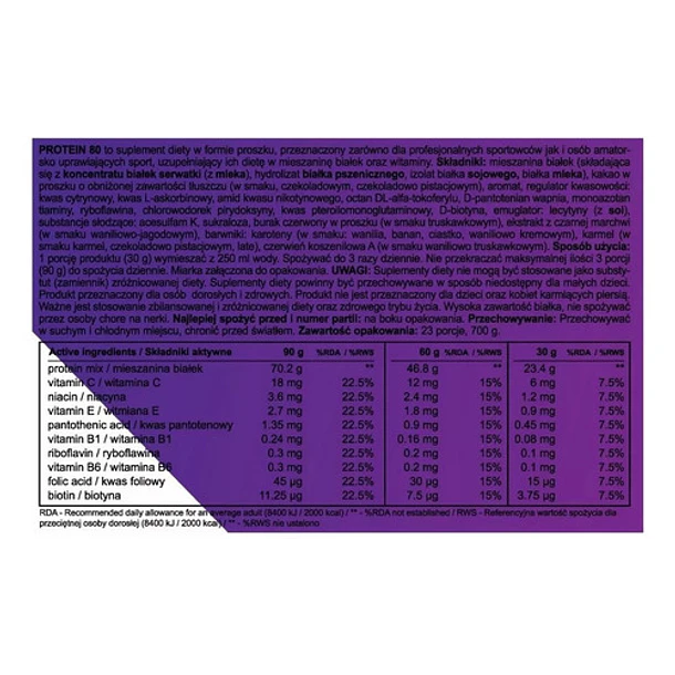 Proactive - Protein 80 700g  2