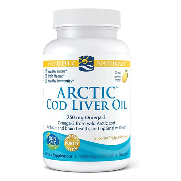 Aceite De Higado De Bacalao 750mg 90 Softgel Nordic Naturals Sabor Limón 5