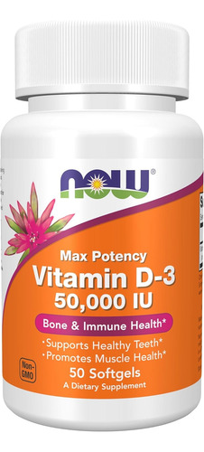 Now - Vitamina D3 50.000 Ui