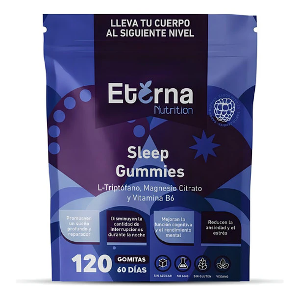 Gomitas Para Dormir Con L-triptófano (2 Meses) Sabor Berries 1