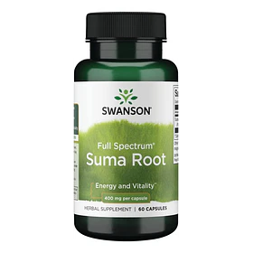 Swanson Raíz De Suma De Espectro Completo 400 Mg, 60 Caps