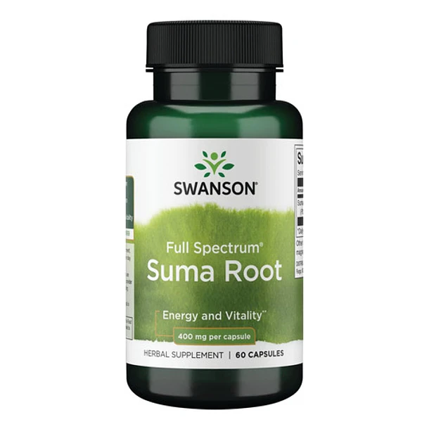 Swanson Raíz De Suma De Espectro Completo 400 Mg, 60 Caps 1