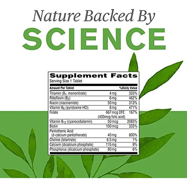 Natures Sunshine - Balanced B-complex  120tabs  2