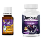 Pack Defensas  Ddrops 600 + Sambucol Masticable 30 Unidades 1