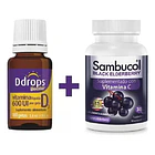 Pack Defensas  Ddrops 600 + Sambucol Masticable 30 Unidades 2