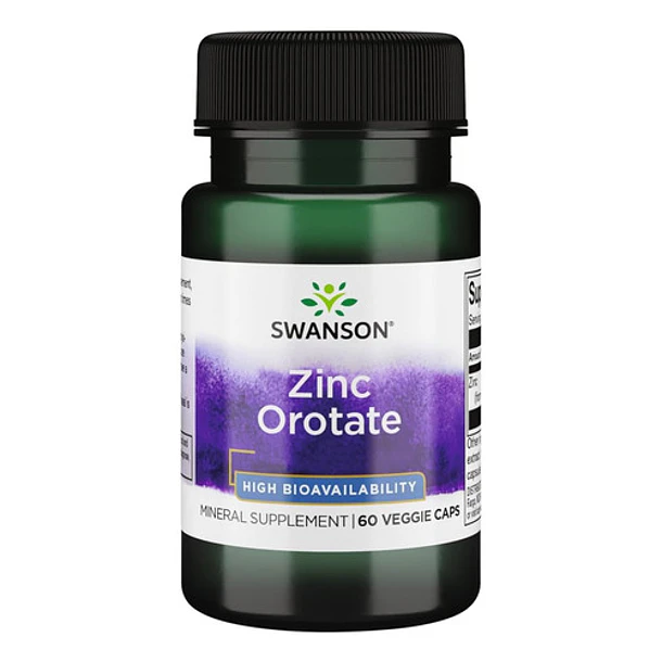 Zinc Orotate/orotato De Zinc 10 Mg 60caps Vegetales 1