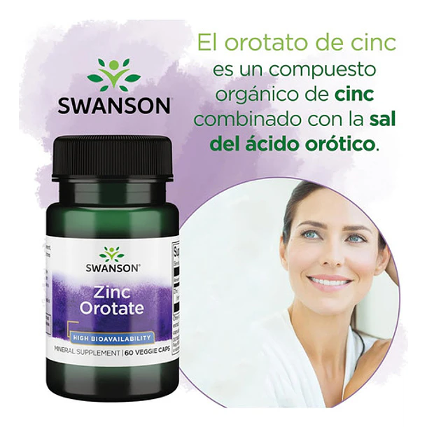 Zinc Orotate/orotato De Zinc 10 Mg 60caps Vegetales 2