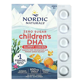 Nordic Naturals, Gomitas De Omega-3 Con Dha, 600mg 