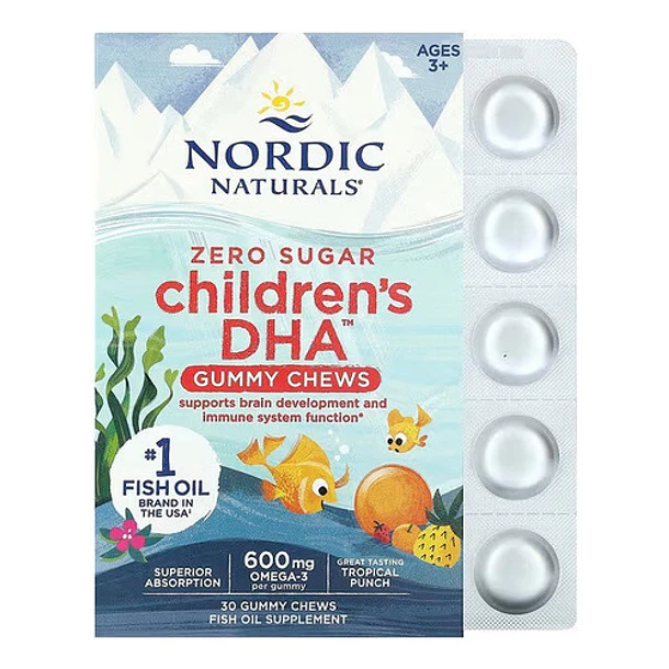 Nordic Naturals, Gomitas De Omega-3 Con Dha, 600mg  1