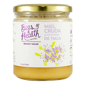 Bees & Health - Miel Cruda Y Sin Filtrar De Tiaca 500gr