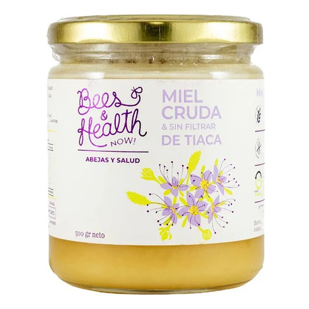 Bees & Health - Miel Cruda Y Sin Filtrar De Tiaca 500gr 1