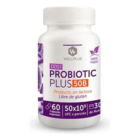 Wellplus Probiotico Plus 50billones 60 Capsulas