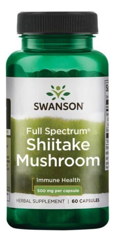Shiitake Mushroom 60 Capsulas Swanson