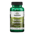 Swanson- Bacopa Monnieri  Enfoque Mental 250mg 90capsulas  1