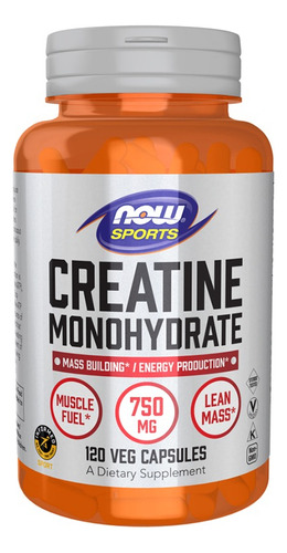 Now - Creatina Monohidratada 120 Caps