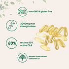 Microingredients Cla  300 Softgels, 3000mg Por Porción Sin Sabor 3