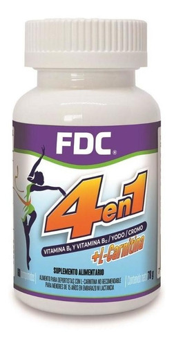 4 En 1 Con L-carnitina X 60 Capsulas