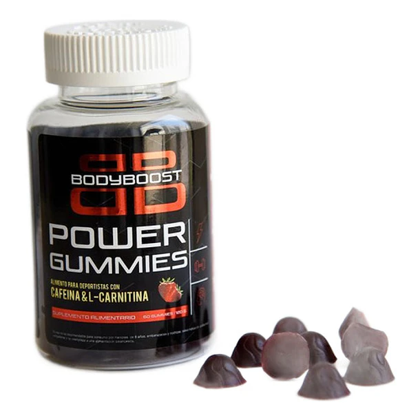 Bodyboost- 60 Gomitas Power- Energía / Quema Grasas 1