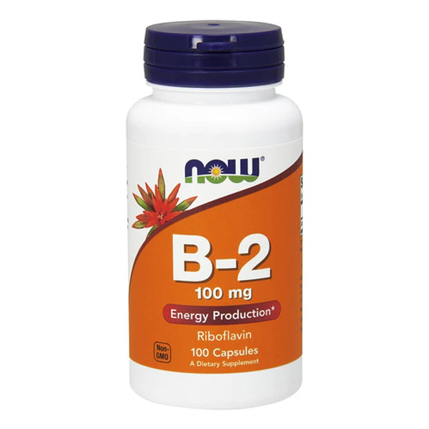 Now - B2 Riboflavina, 100 Mg, 100 Capsulas 1