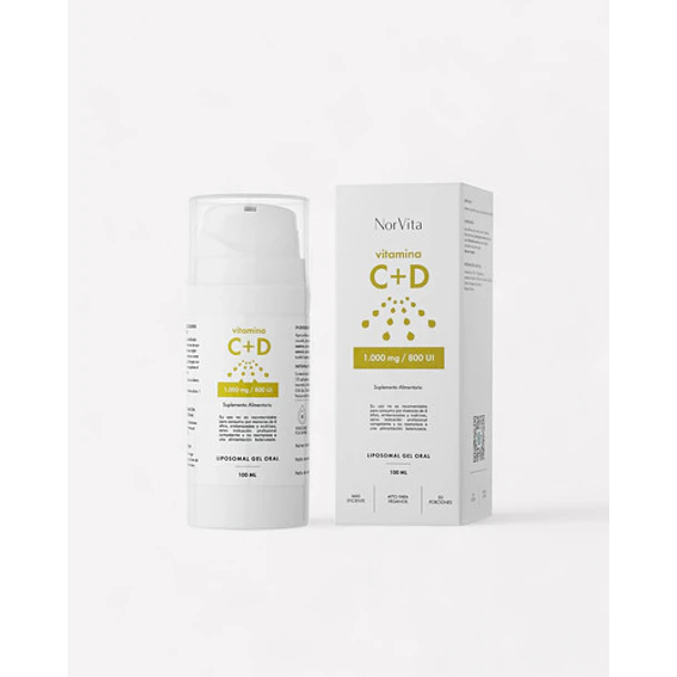 Norvita - Vitaminas C + D Liposomal Gel Oral | 100ml 2