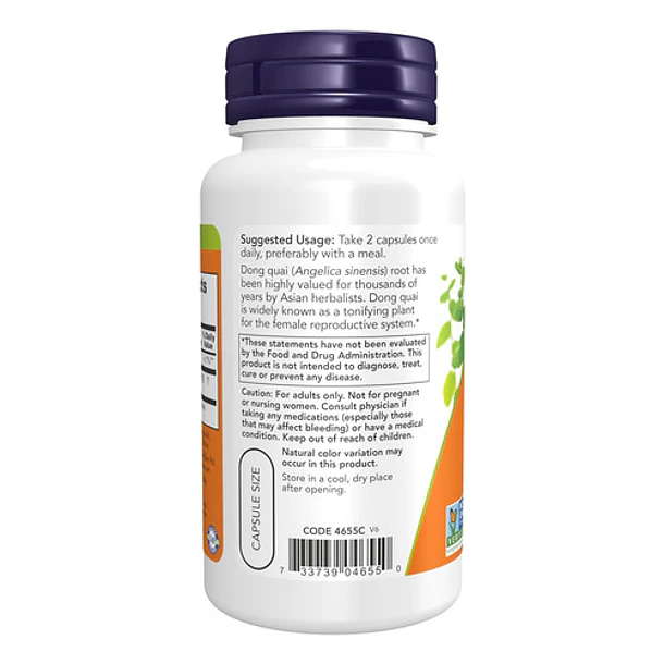 Now , Dong Quai  520 Mg,100 Caps/ Salud De La Mujer 3
