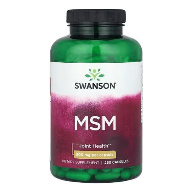 Swanson - Msm Cartílago, Colágeno, Tendones 500mg 250 Caps 1
