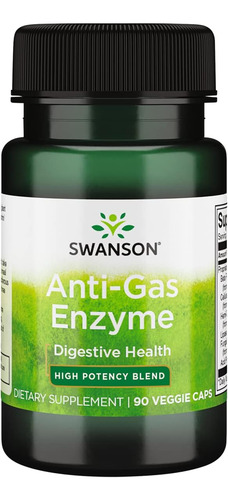 ANTI-GAS ENZYME (90 Cápsulas Veganas) Swanson