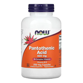 Now Acido Pantoténico, B Complex, B5 120 Caps