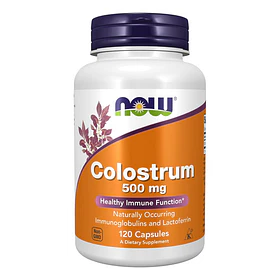 Now Calostro 500 Mg, Inmunoglobulinas, Lactoferrina 120 Caps