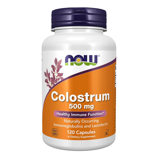 Now Calostro 500 Mg, Inmunoglobulinas, Lactoferrina 120 Caps 1