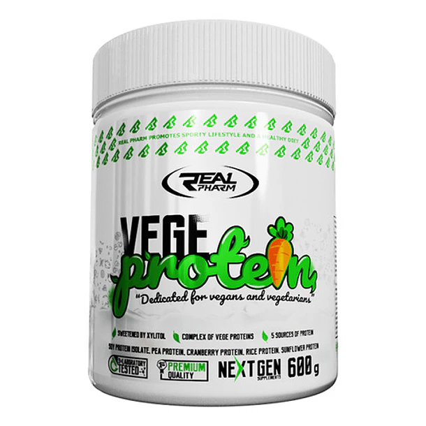 Real Pharm- Vegeprotein (proteína Vegetal) 600gr 1