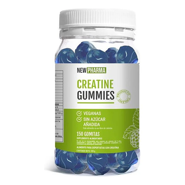 Newpharma- Gomitas De Creatina 150gomitas Sabor Blue Raspberry