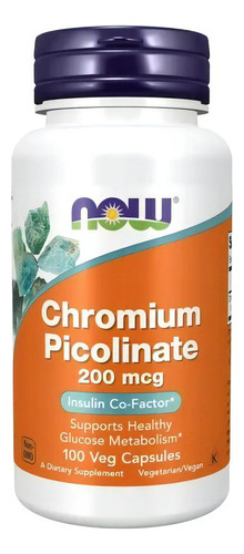 CHROMIUM PICOLINATE 200 MCG  100 CAPS