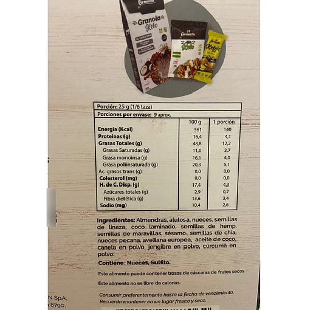 Granolín - Granola Keto 220gr 3
