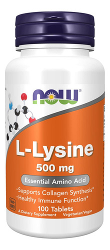 L-Lysine Sundown 500mg 100 Tabletas