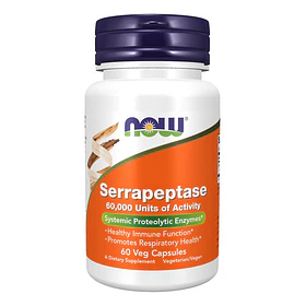 Now - Serrapeptasa 60000units (salud Respiratoria E Inmune)