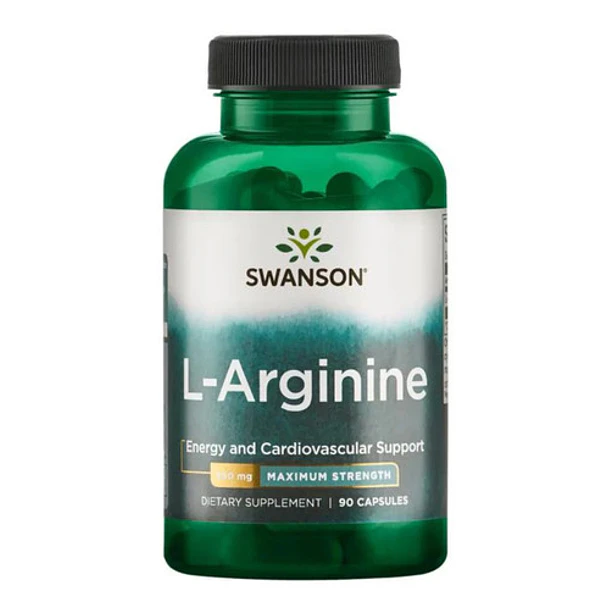 L-arginina Swanson 850mg 90caps (alta Potencia) Sabor Sin Sabor 1