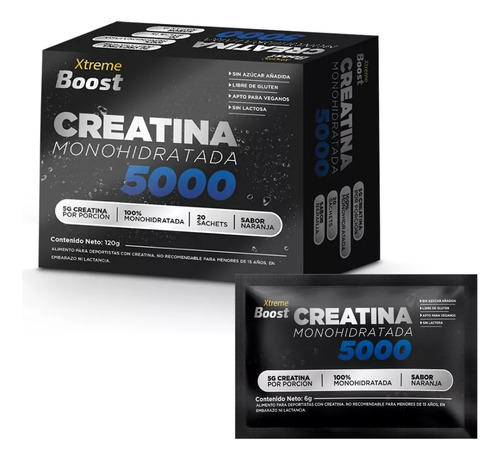 Creatina Xtreme Boost 5000 (20 Sachets)