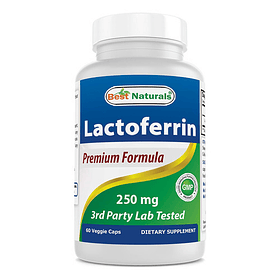 Best Naturals - Lactoferrina 250 Mg 60 Cápsula