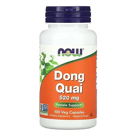Dong Quai 520 Mg 100 Cápsulas Verduras Now Foods Imp Usa, Sabor Sin Sabor