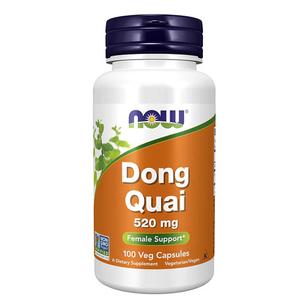 Dong Quai 520 Mg 100 Cápsulas Verduras Now Foods Imp Usa, Sabor Sin Sabor 2