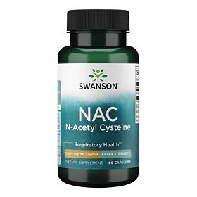Swanson Nac N-acetilcisteína Reforzado Con 1000 Mg X 60 Caps