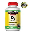Vitamina D3 50mcg 2,000iu Ayuda Corazon Huesos 600 Softgels 1