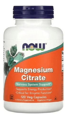 Citrato de Magnesio y Potasio x 120 cápsulas