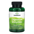 Enzimas Digestivas Swanson, 180 Comprimidos, Sabor Sin Sabor, Imp Eua 1